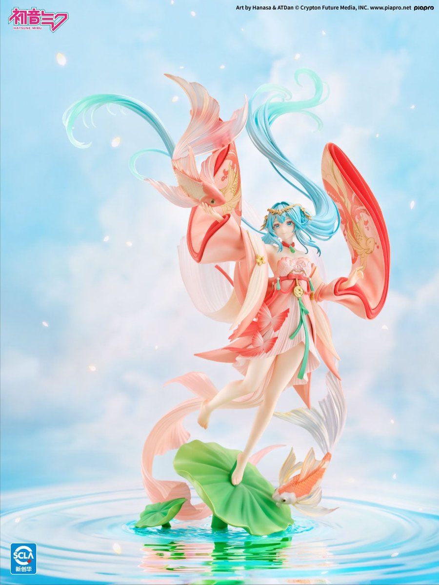 figsoku's tweet photo. 【初音ミク】海洋堂「初音ミク 金魚Ver.」フィギュア

【あみあみ予約開始】
価格44,000円（税込）
2027年6月発売予定
https://t.co/NFGh9K4jTO
#海洋堂 #初音ミク https://t.co/JbBeIaJmNp