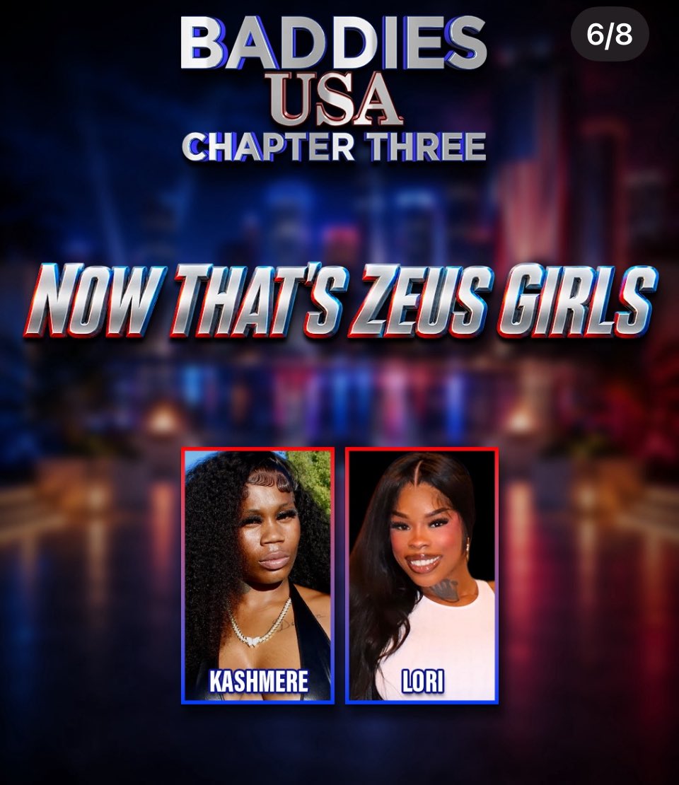 RihannaRelease's tweet photo. And just like that Lemmy and Natalie did their big fucking one casting KASHMERE AND LORI, these bitches about to beat everybody the fuck UP! #BaddiesUSA #BaddiesUSAChapter2 https://t.co/jgMJDpF8vz