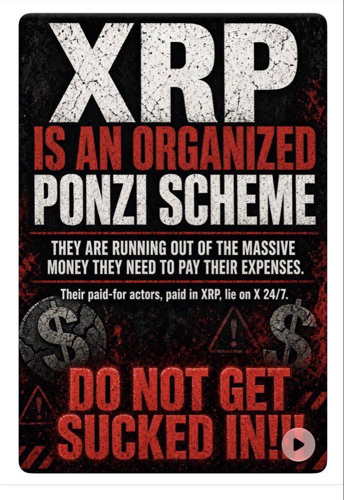 CallistoMetwor's tweet photo. @Evelyn31602006 NOONE BUT NOONE  WHALE OR NO WHALE IS GOING TO MAKE THIS POS COIN GO HIGHER AND YOU ARE PART OF A BIG GROUP THAT RIPPLE PAYS THEIR SHIT XRP SO THAT YOU OVERWHELMED X ON THIS LIE. So shut up and stop with this nonsense. Xrp will be a dollar and change for until it’s zero. https://t.co/FheR0UCvMJ