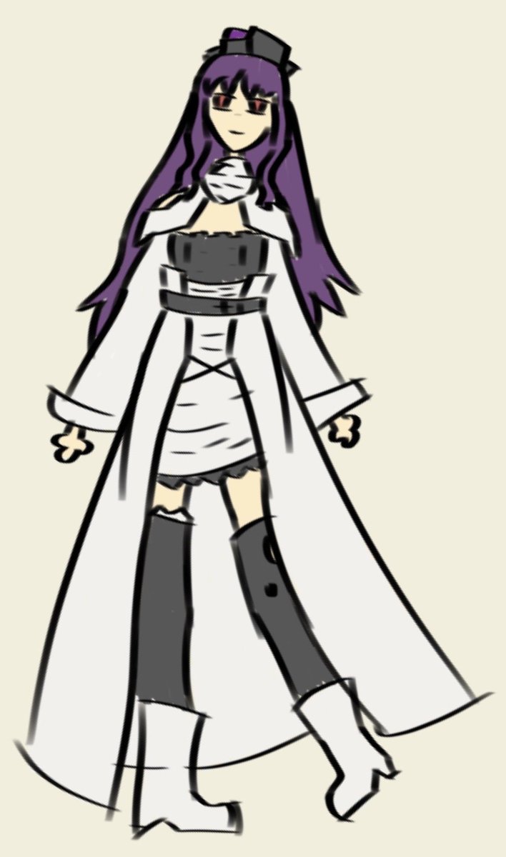 FlowerQueenMami's tweet photo. Uhhh, so I heard there’s a new magical girl who appeared and I kinda wanted to draw them from what I heard. It’s not as good as I wanted but I was about to be caught by my teacher while I was supposed to be doing my work. 
(⸝⸝๑﹏๑⸝⸝) https://t.co/zgoAWmNhJf