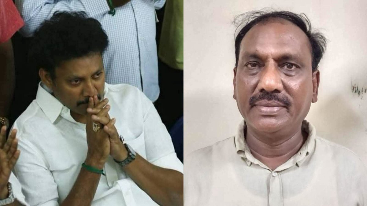 volfo4Thamil's tweet photo. என் மனைவியை விட்டுடுங்க.... கதறும் அன்பில் #மகேஷ்... தவெகவிடம் சமரசம்...

கடந்த #திமுக ஆட்சியில் அமைச்சராக இருந்த அன்பில் மகேஷ் வகித்த பள்ளி கல்வி துறையில் நடந்த 100 கோடி மெகா ஊழல் தற்பொழுது அன்பில் மகேஷ் மொத்த குடும்பத்தையும் மிக பெரிய நெருக்கடியில் சிக்க வைத்து இருக்கிறது. கடந்த திமுக ஆட்சியில் திமுகவை சேர்ந்த பி டி அரசகுமார் , தமிழகம் முழுவதும் உள்ள சி பி எஸ் சி, மற்றும் தனியார் பள்ளிகளிடம் ,பள்ளி கல்வி தரத்தை உயர்த்த அங்கீகாரம் பெற்று தருவத���க,

10 #லட்சம் முதல் 1 கோடிக்கு மேல் என வசூல் வேட்டை நடத்தியதாக , தமிழக வெற்றி கழகம் ஆட்சி அமைந்தது வந்த புகாரின் அடிப்படையில் கைது செய்யப்பட்டு சிறையில் இருக்கும் பி டி அரசகுமார் மீது குண்டர் சட்டமும் பாய்ந்து இருக்கிறது, இந்நிலையில் பி டி அரசகுமாரிடம் நடத்திய விசாரணையில், தனியார் பள்ளிகளிடம் பணம் வசூல் செய்ததை ஒப்பு கொண்டவர், அந்த பணத்தை அன்பில் மகேஷ் மனைவி மற்றும் அன்பில் மகே���ிடம் தான் கொடுத்தேன் என வாக்குமூலம் கொடுத்ததாக தகவல் வெளியானது.

இதனை தொடர்ந்து அன்பில் மகேஷ் மீது வழக்கு பதிவு செய்யப்பட்டு அவருக்கு சொந்தமான இடங்களில் மத்திய குற்றவியல் போலீசார் அதிரடி சோதனையை மேற்கொண்டு சில முக்கிய அவனங்களை கைப்பற்றியதாக தகவல் வெளியானது, மேலும் இந்து தொடரபாக அன்பில் மகேசுக்கு சம்மன் அனுப்பியும் விசாரணையை நடத்தி இருக்கிறது மத்திய குற்றவியல் போலீசார்.

இந்நிலையில் அன்பில் மகேஷ் நபரான வாளாடி கார்த்திக்கும் இந்த இவரத்தில் சிக்கி இருக்கும் நிலையில் அவரும் இந்த வழக்கில் விசாரணைக்கு உட்படுத்தப்பட்டுள்ளார், மேலும் அன்பில் மகேஷ் உதவியாளரும் இந்து தொடர்பான விசாணையில் ஆஜராகி அவர் தரப்பு விளக்கங்களை கொடுத்துள்ளார், இந்நிலையில் அன்பில் மகேஷ் நெருக்கமான வ��்டாரங்களில் இருக்கும் ஒவ்வொருவரும்,

விசாரணைக்கு அழைக்கப்பட்டு விசாரணை தீவிரப்படுத்தப்பட்டு வரும் நிலையில், இதில் பி டி அரசகுமார் வசூல் செய்த பெரும் தொகையை அன்பில் மகேஷ் மனைவியிடம் தான் கொடுத்தேன் என வாக்குமூலம் கொடுத்து இருப்பதால், அடுத்து அன்பில் மகேஷ் மனைவிக்கு சம்மன் அனுப்பி விசாரணைக்கு அழைக்கப்பட இருப்பதால், தன்னுடைய மனைவியை காப்பாற்றும் முயற்சியில் இறங்கி இருக்க���றார் அன்பில் மகேஷ் என்கிற தகவல் வெளியாகி உள்ளது.

சமீபத்தில் #பாஜக தலைமையின் முக்கிய புள்ளி ஒருவரை தொடர்பு கொண்ட அன்பில் மகேஷ், இந்த விவகாரத்தில் தன் மீது என்ன வழக்கு வேண்டும் என்றாலும் போடுங்க, என் மனைவியை உள்ளே இழுக்க வேண்டாம், மேலும் இந்த விவகாரத்தில் அனைத்திற்கும் நானே பொறுப்பாகி கொள்கிறேன் , தயவு செய்து என் மனைவியை உள்ளே இழுக்க வேண்டாம் என தவெக தலமையில் இருக்கும் முக்கிய புள்ளி ஒருவரிடம் அன்பில் மகேஷ் சமரசம் பேசியதாக தகவல் வெளியாகி உள்ளது.

அப்போது, அந்த #தவெக தலமையில் இருக்கும் அந்த முக்கிய புள்ளி, உங்க சூழலை புரிந்து கொள்ள முடிகிறது, இந்த விவகாரத்தில் உங்கள் மனைவியை உள்ளே வராதபடி என்னால் முடிந்த உதவியை செய்கிறேன் என்று அன்பில் மகேஷ் க்கு ஆறுதல் கொடுத்துள்ளதாகவும் கூறப்படுகிறது, எந்த வகையில் கடந்த திமுக ஆட்சியில் பள்ளி கல்வித்துறையில் நடந��த 100 கோடி மெகா ஊழலில் அன்பில் மகேஷ் மனைவி தப்பிக்க வாய்ப்பு இருப்பதாகவும் கூறப்படுகிறது.

அதே நேரத்தில், இந்த ஊழல் விவகாரம் முதல்வரின் நேரடி பார்வையில் நடைபெற்று வருவதால்,  எதுவேண்டுமானாலும் இதில் நடக்கலாம் என்றும், அந்த வகையில் அன்பில் மகேஷ் மனைவி இந்த விவகாரத்தில் விசாரணை வளையத்திற்குள் கொண்டு வரப்படுவாரா.? அல்லது தப்பிப்பாரா.? என்பது அடுத்து ஓரிரு நாட்களில் அவருக்கு சம்மன் அனுப்பப்பட்டால் விசாரணைக்கு உள்ளே கொண்டு வருவார் என்பது குறிப்பிடத்தக்கது.

That பெரியார் ஈர்வெங்காயம் சொல்லிகொடுத்தது யாதெனில்...எல்லாவற்றிலும் திருடு!

😬🤗😛🔴⚫ 💪💪

#திருட்டுதிராவிடம் 
#திருட்டுதிமுக 
#திருடர்கள்முன்னேற்றகழகம் 
#ஊழல்கட்சிதிமுக