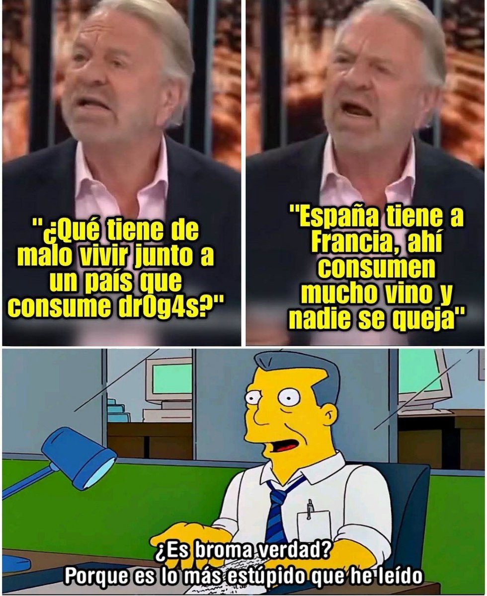 FreddyOliviery's tweet photo. Como se atreve @JorgeGCastaneda a comparar vino con drogas y armas. 

Los "analistas" del PRIAN cada día están peor. Están fuera de la realidad, no la entienden y nunca la entenderán 👇 https://t.co/0H9aB6hg67