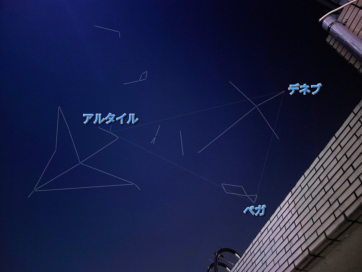 Sk_iunn's tweet photo. 夏季大三角和秋季南三角
這種爛空品能看到星星就不錯了

Joa̍h-thiⁿ Saⁿ-kak-hêng kap Chhiu-thiⁿ Lâm Saⁿ-kak-hêng.
Chit-chióng phái khong-khì ē-sái khòaⁿ-tio̍h chheⁿ tō sǹg bē-bái--ah.

#星空撮影

2026/9/24 https://t.co/9st8rKDc5T