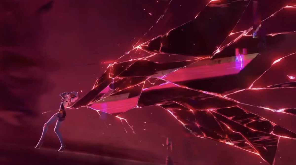 Ineffafan's tweet photo. I post this every few months but like COME ON this was the coolest thing ever we need more art of Ineffa with her shattered wing https://t.co/jXXrvkJC71