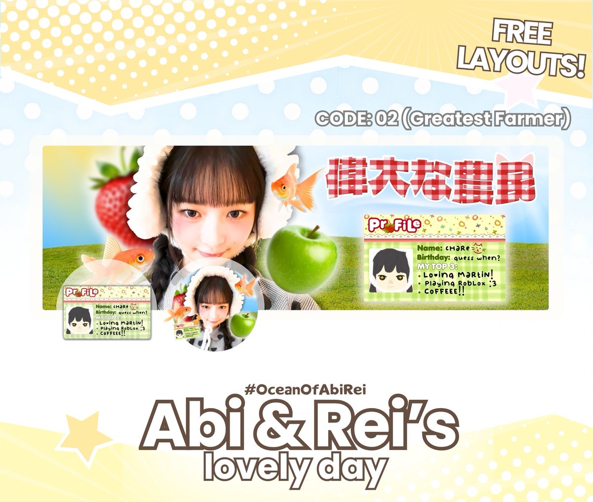 tsuzuumee's tweet photo. announcement! 🔔 dOn't forget to repost this tweet~

Due to the special day of @Skyblooe &amp; @wodnerland there's 3 FREE LAYOUTS from Chare's catalog! untuk rules dan ketentuan bisa dilihat melalui cuitan yang akan terlampir dibawah!

📅 NOW - 27 SEPT (10 AM)
BY REPLY

#bealanja https://t.co/VhLEFnLwGD