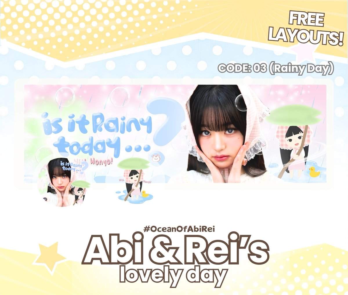 tsuzuumee's tweet photo. announcement! 🔔 dOn't forget to repost this tweet~

Due to the special day of @Skyblooe &amp; @wodnerland there's 3 FREE LAYOUTS from Chare's catalog! untuk rules dan ketentuan bisa dilihat melalui cuitan yang akan terlampir dibawah!

📅 NOW - 27 SEPT (10 AM)
BY REPLY

#bealanja https://t.co/VhLEFnLwGD