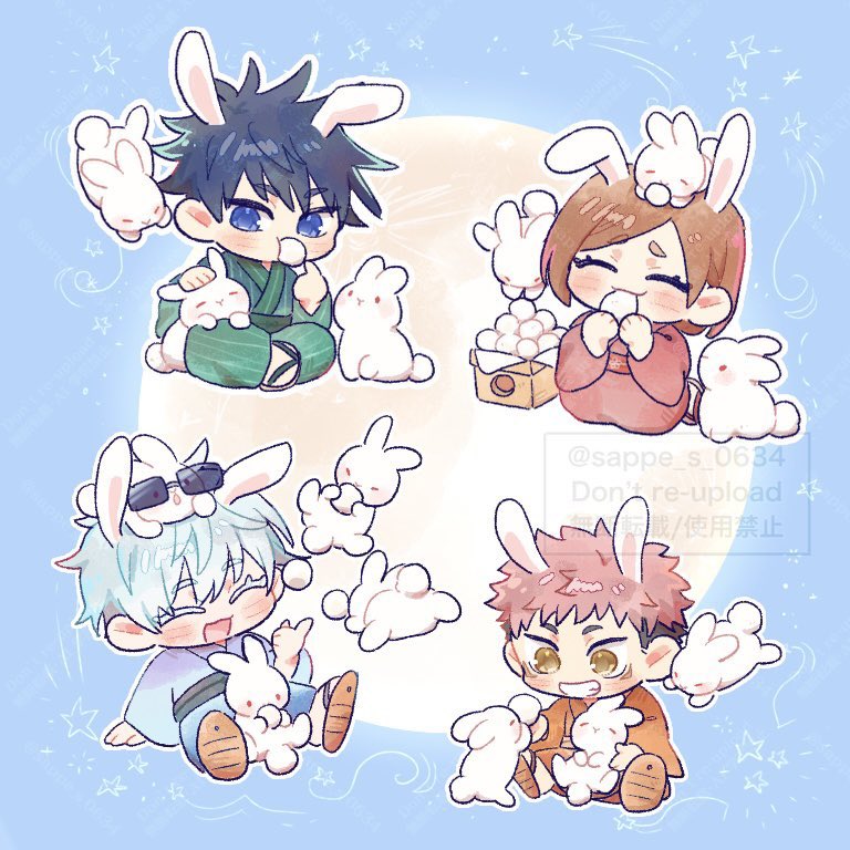 sappe_s_0634's tweet photo. みんなで十五夜🎑🌕🐇 https://t.co/Ay5Bijql5E