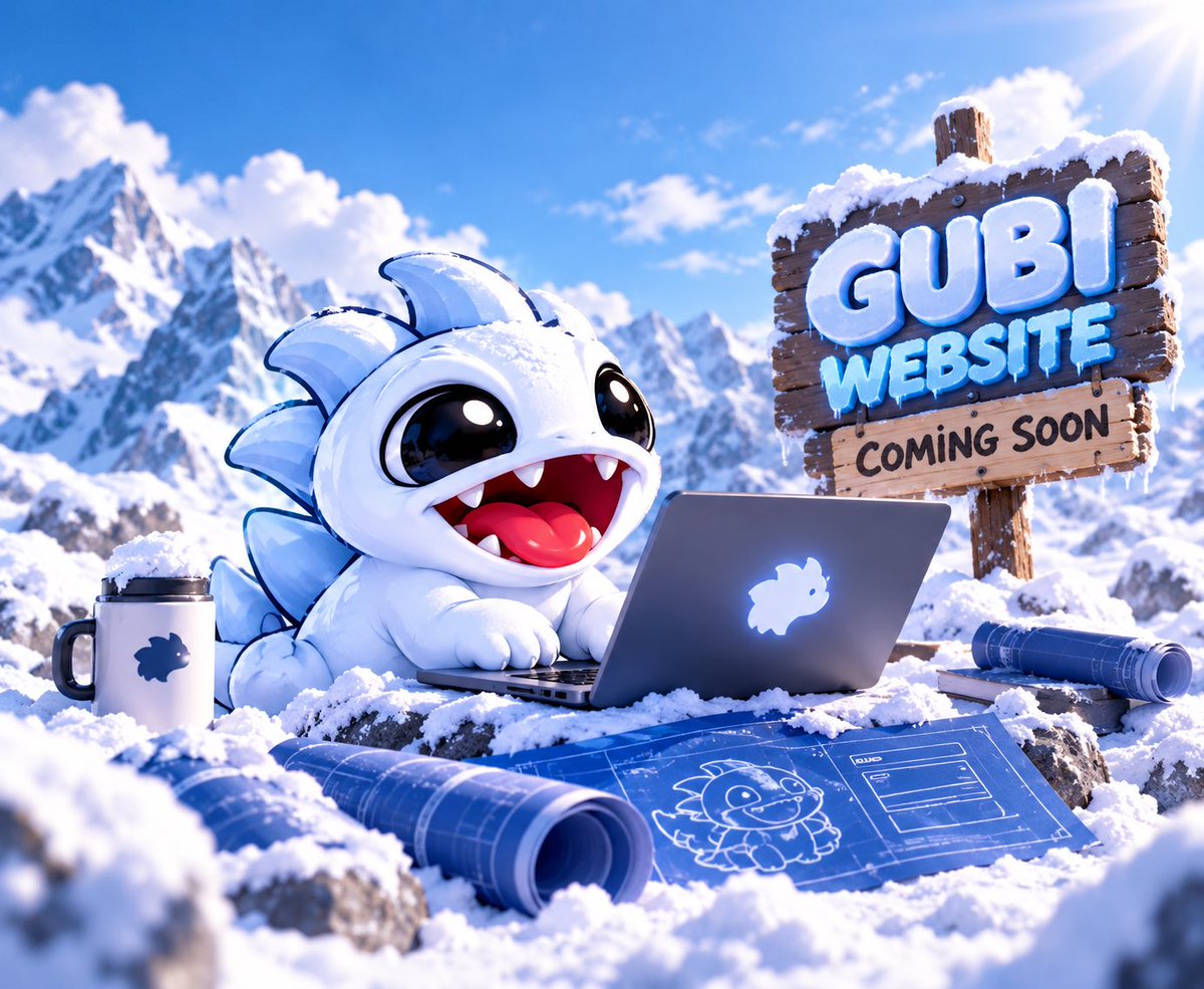 ItsGubi's tweet photo. something is being built in the snow… 
GUBI website coming soon. https://t.co/nOExzDQ0Na