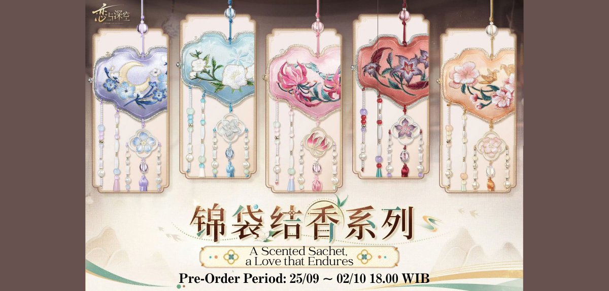 fafafuwashop's tweet photo. +.ପ INA GO: Love and Deepspace Official Merchandise September-Oktober; "Witnessed by Deepspace", "Forest Isle Breath", "A Scented Sachet, a Love that Endures" ଓ

⭑.ᐟ Merch LIMITED!!! Perhatikan tanggal end PO per series yang berbeda:
⭑ "Witnessed by Deepspace" & "A Scented Sachet" last PO 2 Oktober 2026, 18.00 WIB
⭑ "Forest Isle Breath" last PO 21 Oktober 2026, 18.00 WIB

❀˖ Order here: https://t.co/mSvPKlehsh
Scented sachet series: https://t.co/1MgSJXZAMu

Mohon membaca seluruh penjelasan berikut sebelum memesan:
⟡ Seluruh penjelasan ketentuan selama berbelanja telah ditulis di https://t.co/xlNZcmwaLO, silahkan dibaca sebelum memesan.
⟡ Semua harga yang tercantum bersih INA (inc: ems, tax, shipping, jasa, packing), exclude ongkir dari Jkt ke rumah masing-masing.
⟡ PO sekitar 200 hari, tidak terhitung waktu kirim dari CN-INA (30-90 hari kerja sejak sampai di gudang CN) atau bisa lebih lama jika redline. Mohon kesabarannya untuk menunggu barang datang.
⟡ Shipment dari Jakarta Utara
⟡ Payment bisa transfer bank/e-wallet/QRIS (by request).
⟡ Pelunasan akan ditagihkan ketika barang sampai di gudang Fa Fa Fuwa Shop. Informasi pelunasan dan tagihan akan dikirimkan via e-mail dari web kami + WhatsApp lewat nomor yang tercantum di web.
⟡ Pada saat pelunasan, bisa split shopee atau manual (via JNE/J&T). Ada tambahan admin 25%+ untuk pelunasan via shopee.