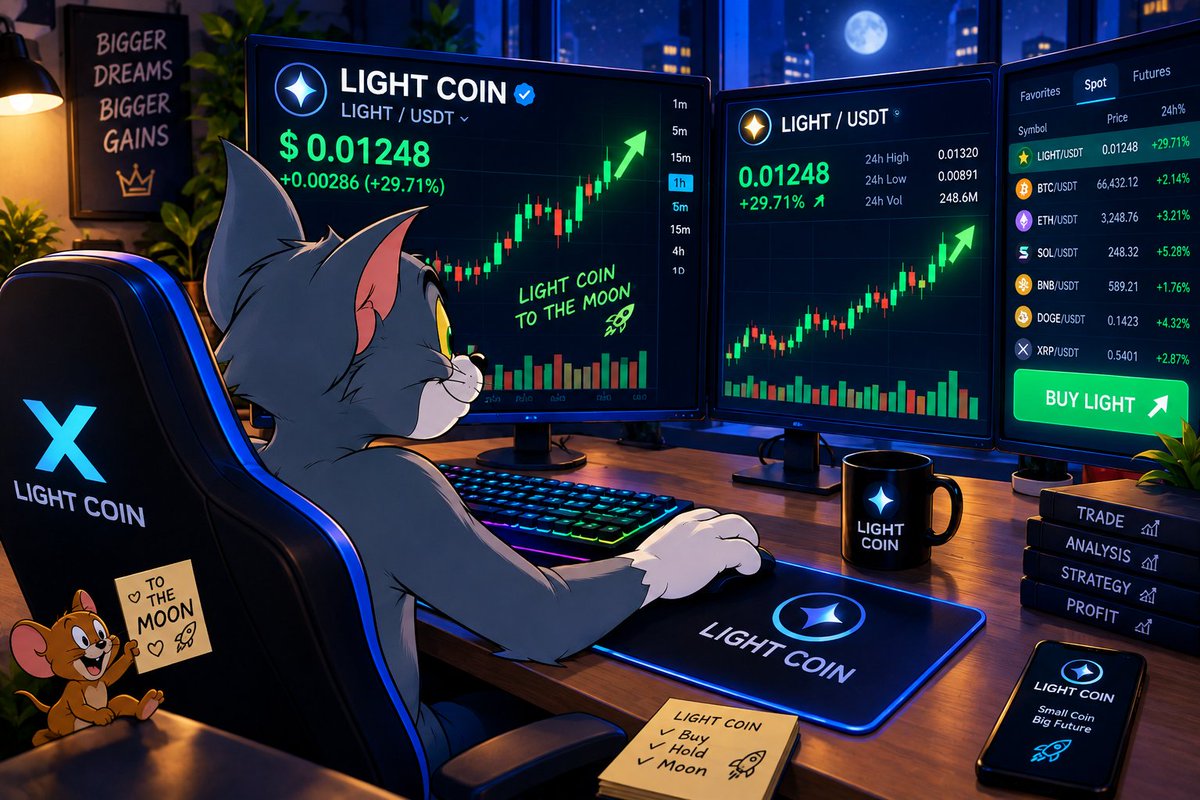 Junseo_Crypto's tweet photo. Good morning,..X ☀️🚀
Eyes on the chart.

LIGHT COIN mode: ON ⚡
Let’s build, trade &amp; grow together. 💚 https://t.co/gOqUi8YB4Q