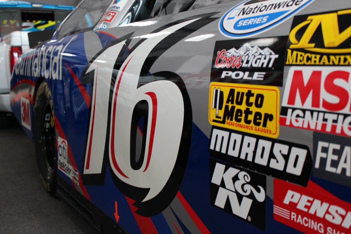 STaranto92's tweet photo. Another Greg Biffle car up for sale at Mecum Auction: This is the car that Biffle drove to victory at Phoenix in 2009 for Roush's 100th O'Reilly Series win.

This chassis (RK-216) also won Phoenix with Carl Edwards in 2005 and was driven by Matt Kenseth as well https://t.co/dWASGW1lDd