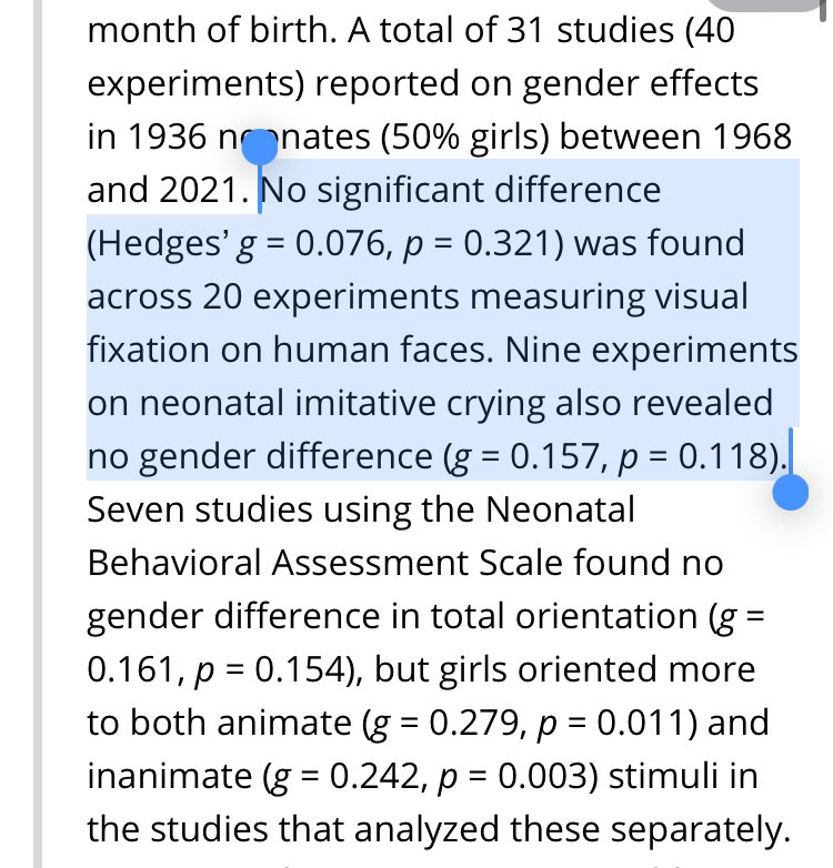 Neonomide's tweet photo. @MaiAllo63 Sukupuolierot heti syntymän jälkeen pieniä ja epäselviä, juuri tästä on tehty äskettäin (2025)  laaja meta-analyysi. 

https://t.co/NJiHlCw3O1 https://t.co/bedGCsPHfF
