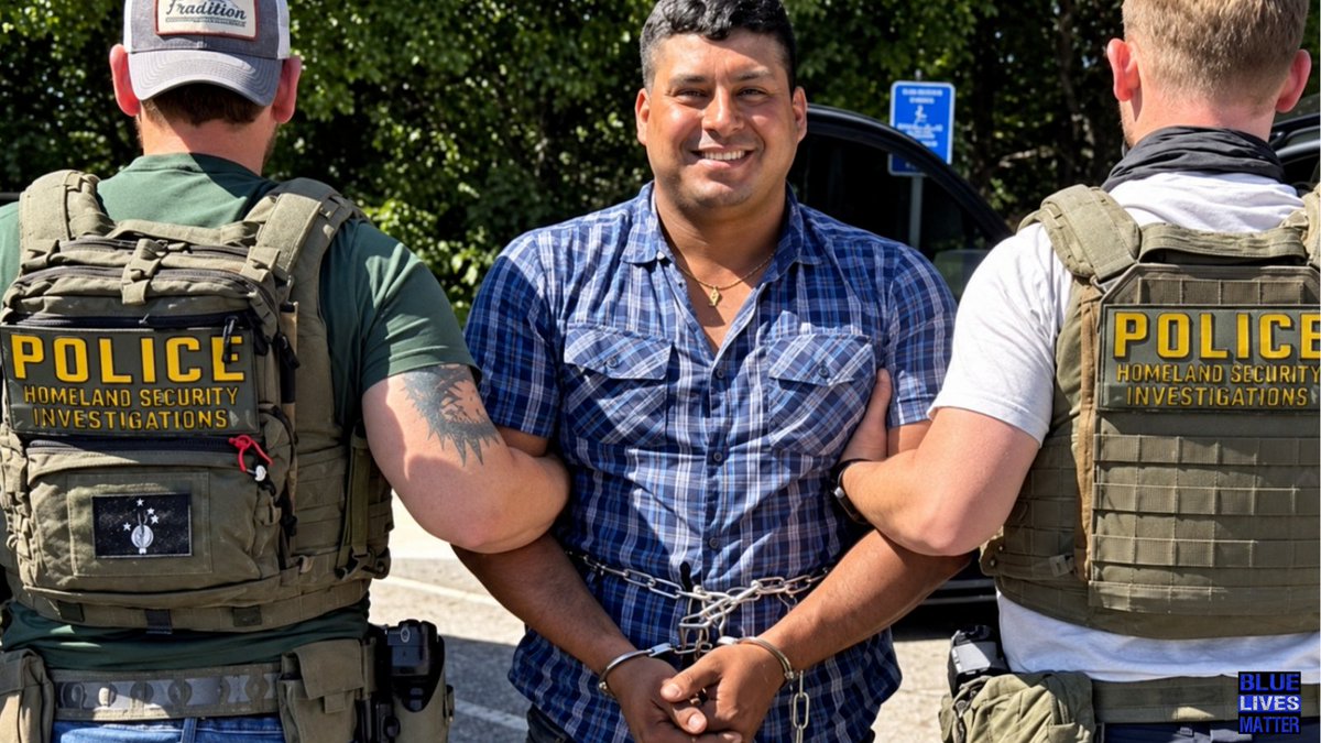 bluelivesmtr's tweet photo. 🚨AGAIN AND AGAIN: AN ILLEGAL IMMIGRANT WITH NO DRIVER’S LICENSE SENT A CHILD TO THE HOSPITAL. 

He was cited in Connecticut but was STILL driving an 18-wheeler two weeks later. ICE says he then made an illegal turn in Massachusetts, hit a car and sent a child to the hospital.

ICE Boston arrested Maximo Garcia-Lopez, a Guatemalan national, after the Sept. 18 crash in Marlborough. The agency says a records check found he had no commercial driver’s license and no driver’s license of any kind. The child’s condition has not been released.

Connecticut had cited Garcia-Lopez on Sept. 4 for driving a tractor-trailer without a commercial license. CDL Life reported that commercial vehicle inspectors also recorded 31 violations on the Freightliner. ICE and 7News identified his employer as YMY Transport LLC of Colonial Heights, Virginia.

ICE Boston announced the arrest Thursday and criticized Gov. Maura Healey’s PROTECT Act, which limits some state cooperation with federal immigration authorities. The office said it would “continue to protect the law-abiding citizens of Massachusetts.”

Garcia-Lopez remains in ICE custody.

#ICE #Massachusetts