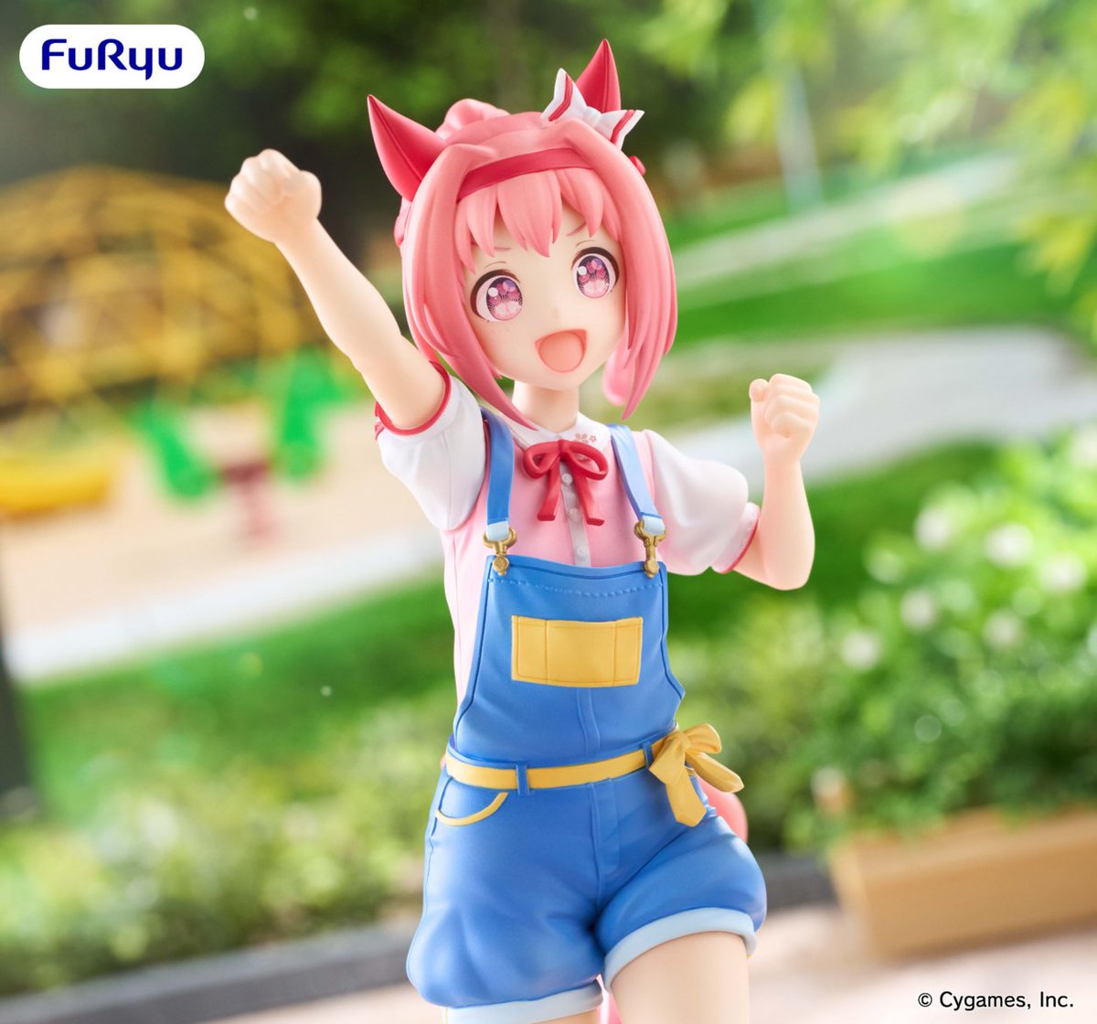 FURYU_prize's tweet photo. ＼フリュープライズ速報／

『ウマ娘 プリティーダービー』プライズフィギュアが登場します！
「Trio-Try-iT Figureーハルウララー」
キュートな可愛い私服姿を再現しました🌸🌸
27年5月から順次展開予定です！続報をお待ちください✨

📢フリュープライズ・Trio-Try-iTフィギュアの情報は、@FURYU_prizeで続々と公開中です！
ぜひフォローしてね！

#ウマ娘 #フリュープライズ