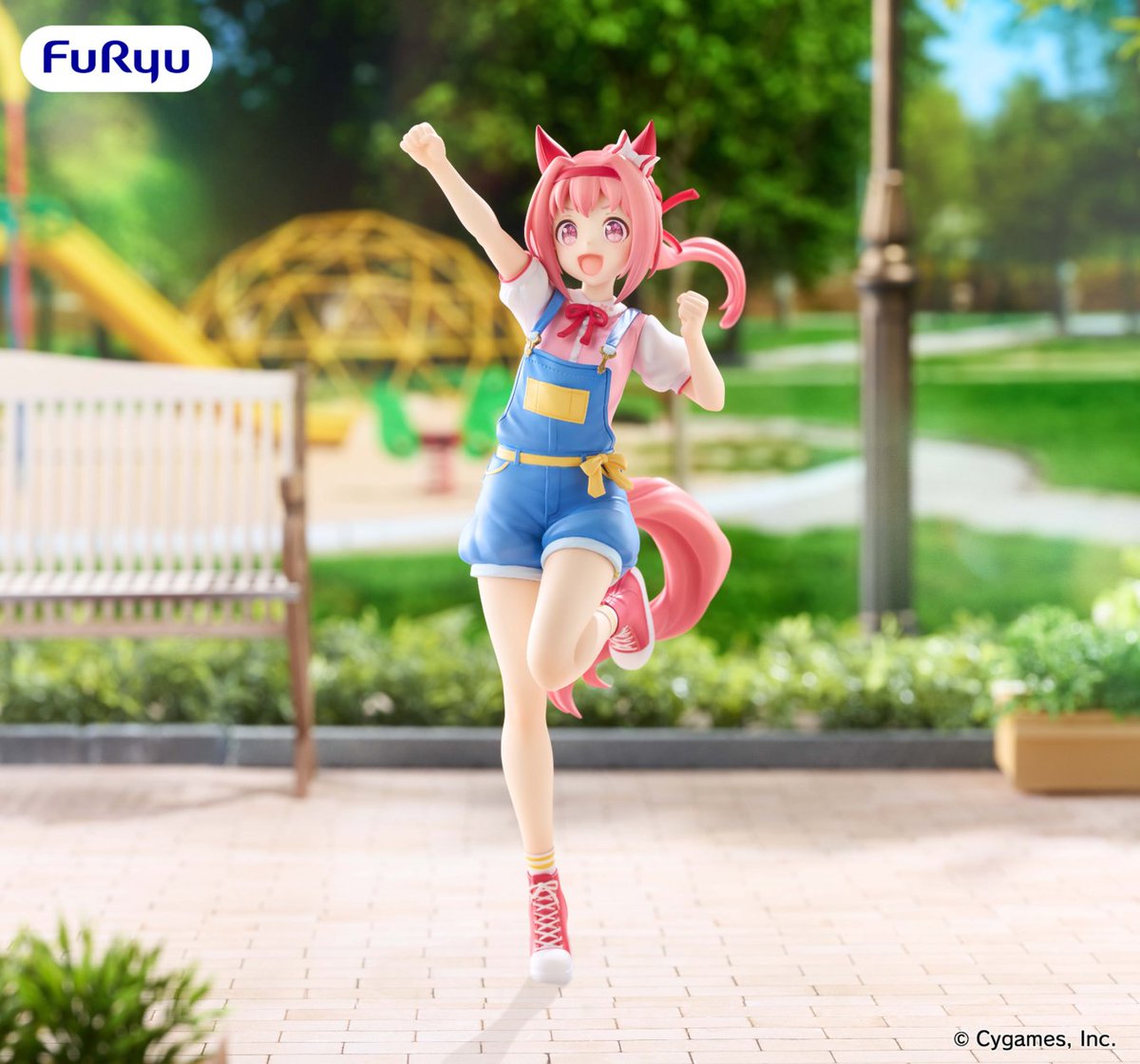 FURYU_prize's tweet photo. ＼フリュープライズ速報／

『ウマ娘 プリティーダービー』プライズフィギュアが登場します！
「Trio-Try-iT Figureーハルウララー」
キュートな可愛い私服姿を再現しました🌸🌸
27年5月から順次展開予定です！続報をお待ちください✨

📢フリュープライズ・Trio-Try-iTフィギュアの情報は、@FURYU_prizeで続々と公開中です！
ぜひフォローしてね！

#ウマ娘 #フリュープライズ