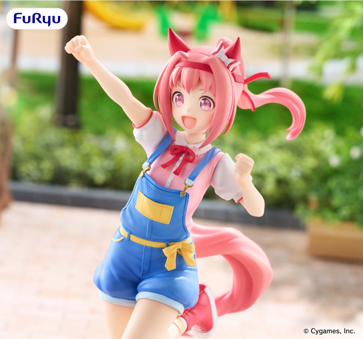 FURYU_prize's tweet photo. ＼フリュープライズ速報／

『ウマ娘 プリティーダービー』プライズフィギュアが登場します！
「Trio-Try-iT Figureーハルウララー」
キュートな可愛い私服姿を再現しました🌸🌸
27年5月から順次展開予定です！続報をお待ちください✨

📢フリュープライズ・Trio-Try-iTフィギュアの情報は、@FURYU_prizeで続々と公開中です！
ぜひフォローしてね！

#ウマ娘 #フリュープライズ