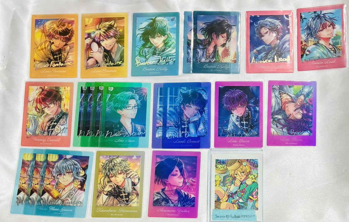 Sakura_11_27's tweet photo. 【交換 譲渡 買取】 悪魔執事と黒い猫 あくねこ クリア ぱしゃこれ 

【譲】 画像1.2枚目の物 (2枚目全て箔)定価+送料

【求】 同種ルカス(夏🌺のみ) >>>>>>>>>>>>定価+送料

❀詳細は3枚目をご覧下さい
❀1部お声掛け中 https://t.co/fjYKQYqkwS