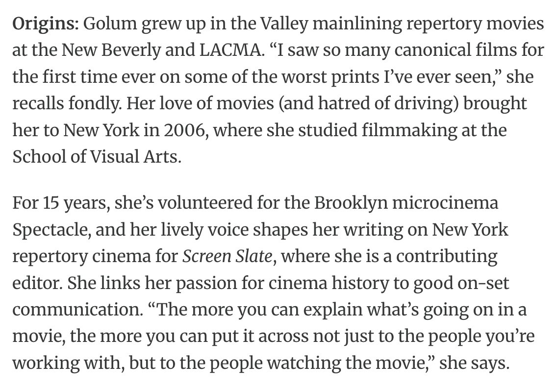 carolineavenue's tweet photo. This year's 25 New Faces interviews are up at the @FilmmakerMag substack and as always I continue my tireless mission to secure North Hollywood's rightful place in film history https://t.co/AIVmCYKJmT https://t.co/8AGyqH3IDi