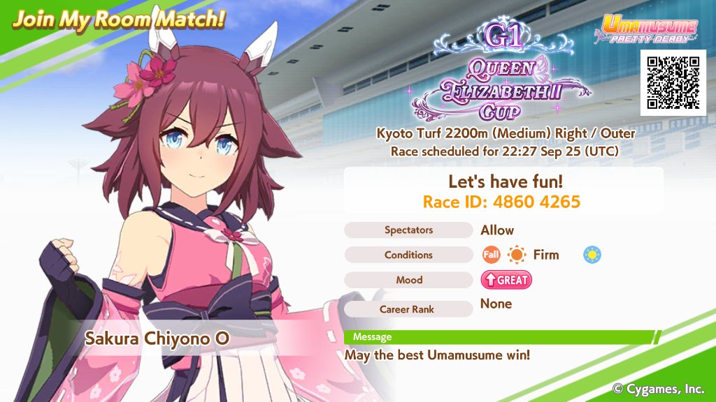 Lin_spl's tweet photo. Oh also i decided to do one of those celebration race for fun so Let's race! I'm holding a Room Match in Umamusume: Pretty Derby. Room ID: 48604265
https://t.co/tEja4TMkuN
#Umamusume #Game #Umamusume #RoomMatchOpen https://t.co/dg3vVGqeBM