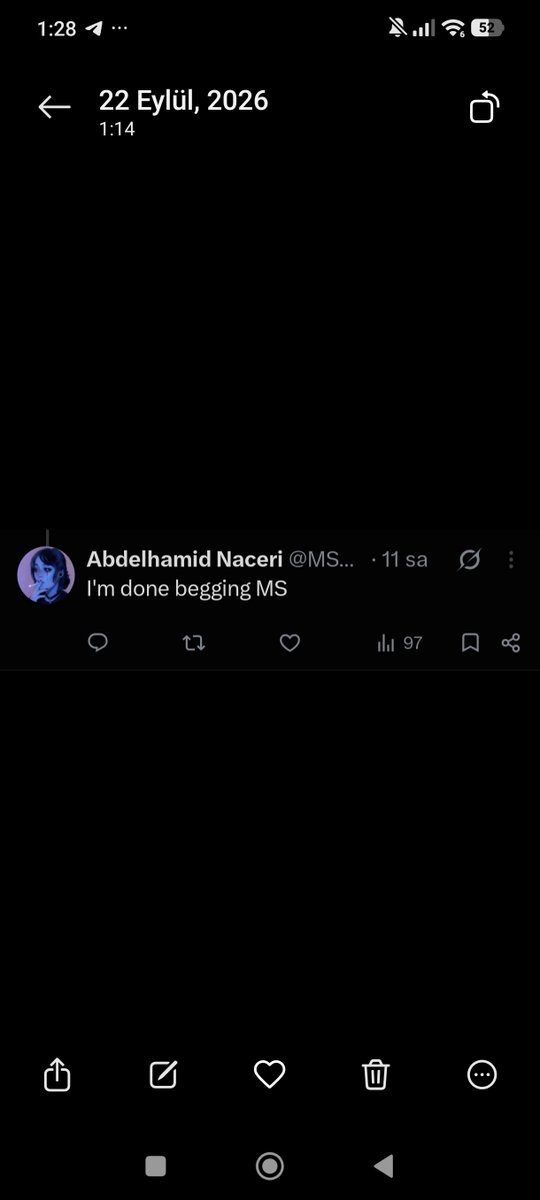 Rozzyyyi's tweet photo. @MSNightmare2000 Maybe it is better if you keep your socials close and come back when you feel more stable. https://t.co/k6EXFKftL6