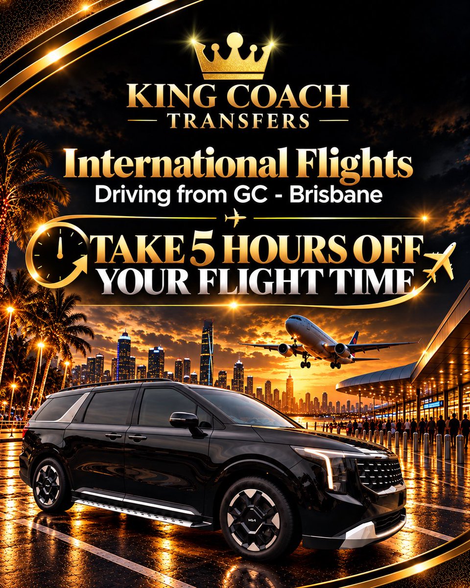 XRP_DigiGold's tweet photo. ๐คด https://t.co/p94MTDpbKh ๐ (Book Here)
๐Gold Coast, Brisbane, Sunshine Coast
๐ 1-7 Passengers
๐งณ 6 Large Suitcases
โ๏ธ Corporate - Airport - Hotels & Tours
#KingCoachTransfers #PrivateTransfers #GoldCoastPrivateTransfers #GoldCoastAirport #BrisbaneAirport #PrivateDriver https://t.co/8dgGZiPb0w
