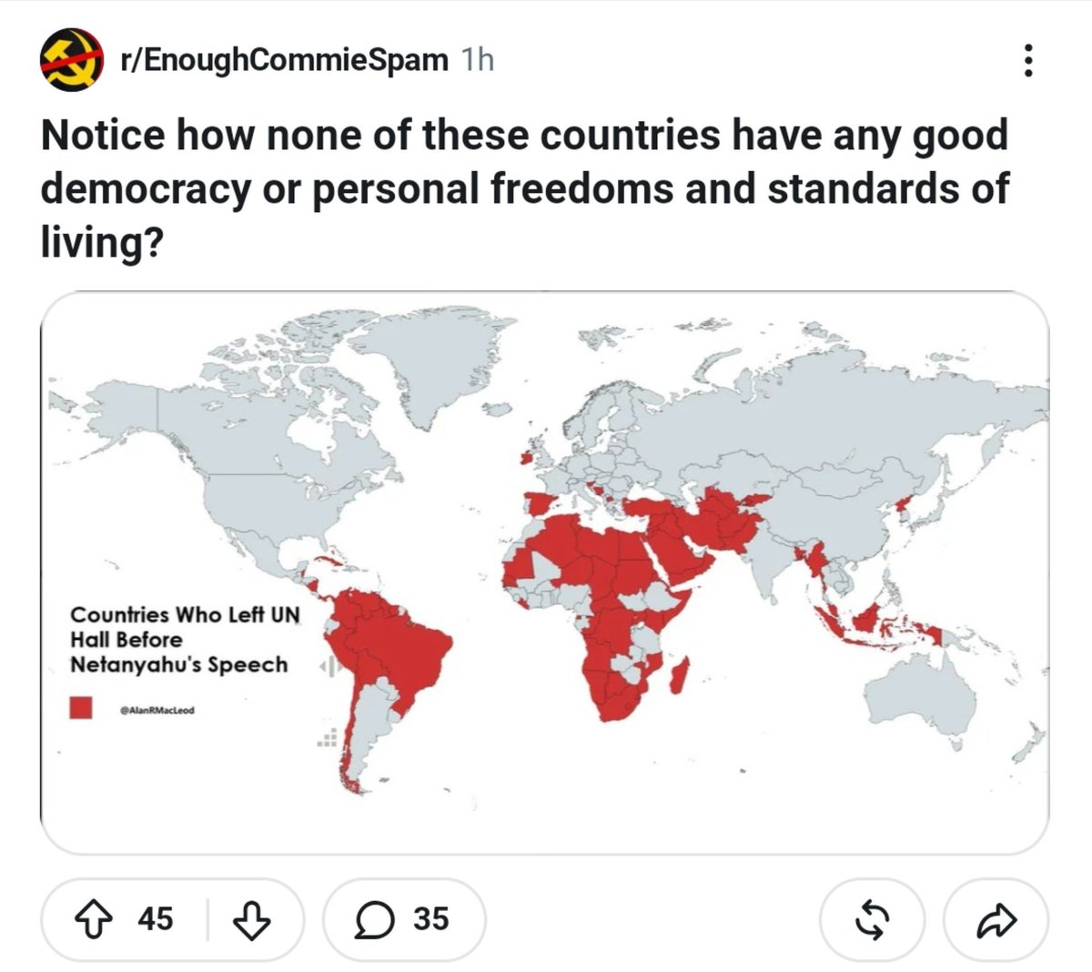 nikicaga's tweet photo. Incredible Reddit slop

The famous shithole dictatorships of Ireland, Slovenia and Spain https://t.co/j4uw2h12PX