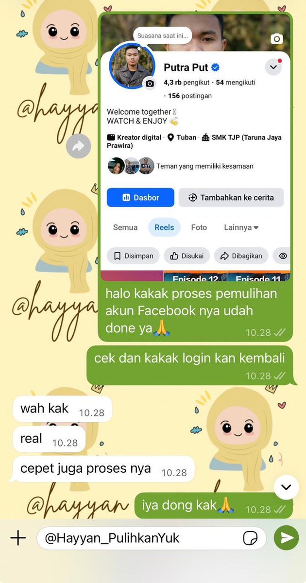 helesza's tweet photo. jasa pemulihan akun
- instagram, whatsapp, x, gmail, tele, youtube, google, game, steam, dan lain sebagainya.

hapus akun
- facebook, tiktok, line, get contact, linkedln

sean opn recovery &amp; delete acc sosial media!
sadap wa, lacak lokasi, hack acc

konsultasi? whatsapp di bio! https://t.co/pzaSktnlJ8
