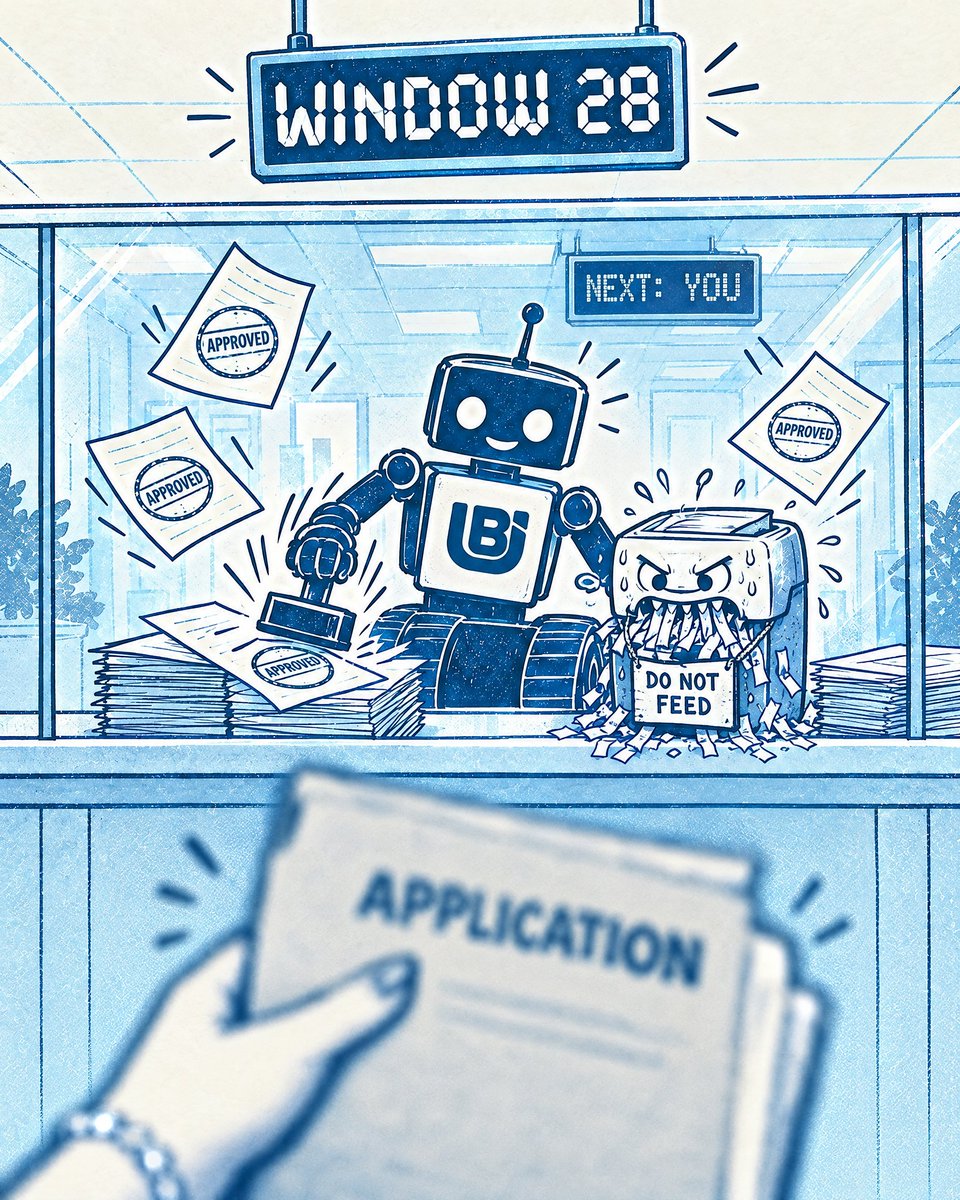 UBIxOPENAI's tweet photo. 📋reminder: no application required.

please do not feed the shredder. 🗂️

now serving: you. join UBI today. https://t.co/i4Oavdtvcr