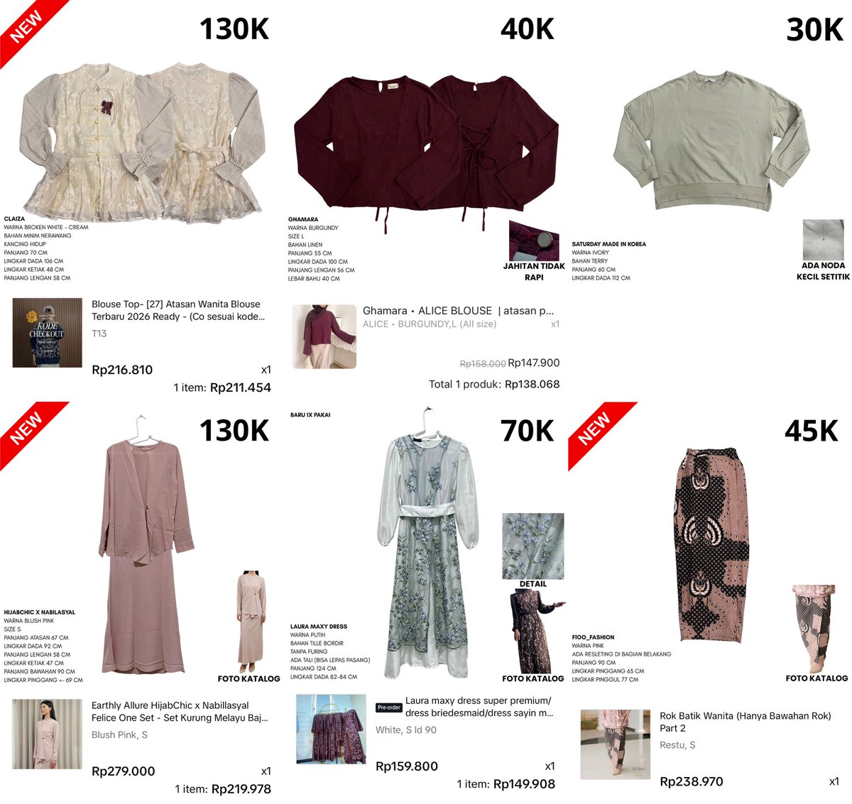 louzchie's tweet photo. ✧wts / want to sell new &amp; preloved atasan &amp; bawahan✧

✅ co oyen / manual
✅ split payment / full co
❌ exc admin oyen (15,75% + 1.250)

detail &amp; link co ada di bawah ya~
FIRST PAY, FIRST GET🙌🏻 https://t.co/hWIZKiGAes