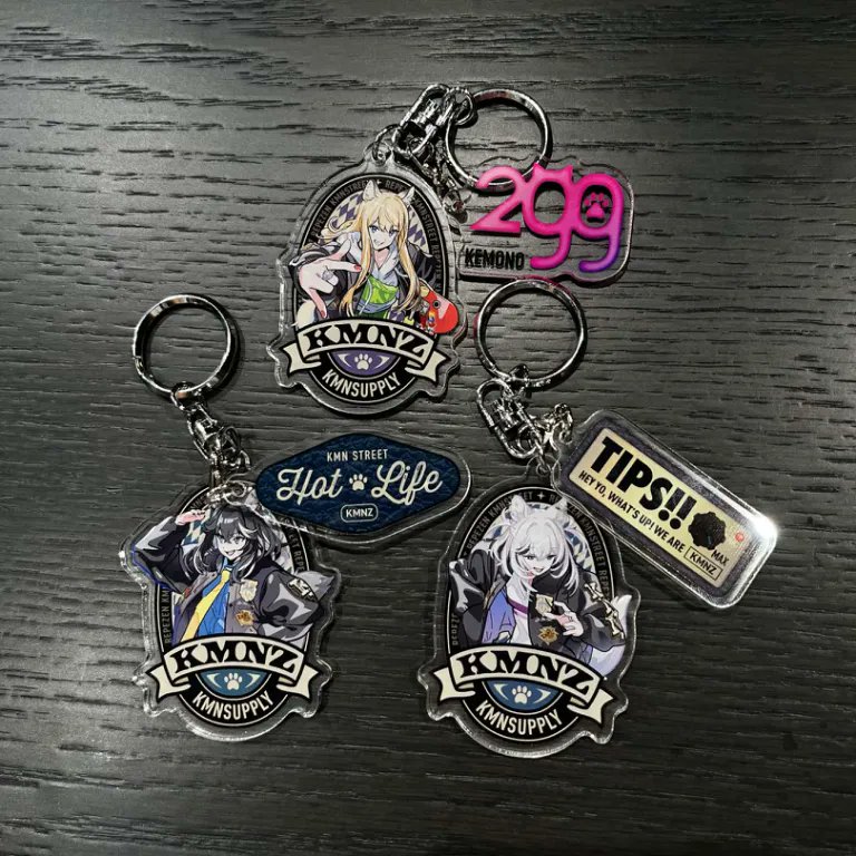 KMNSTREET's tweet photo. KMNSUPPLY AUTUMN COLLECTION 2026
KMN Acrylic Keychain Set - ¥1,500 / 1 set
https://t.co/SvIgx2rq8p
受注〆切:9/30(水) 23:59まで
#KMNSUPPLY https://t.co/4F2QB70KJH