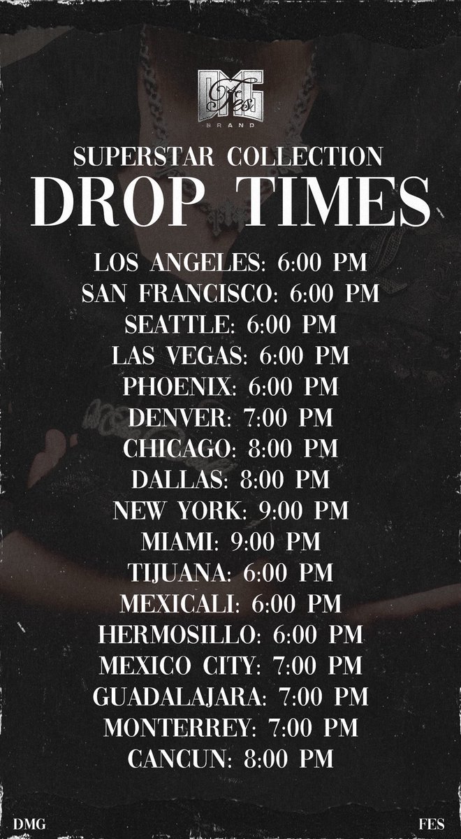 jonkarlo_'s tweet photo. MAÑANA a las 6pm PST
DMG BRAND x FES
https://t.co/grghutMmgu https://t.co/BZoos6ivGF