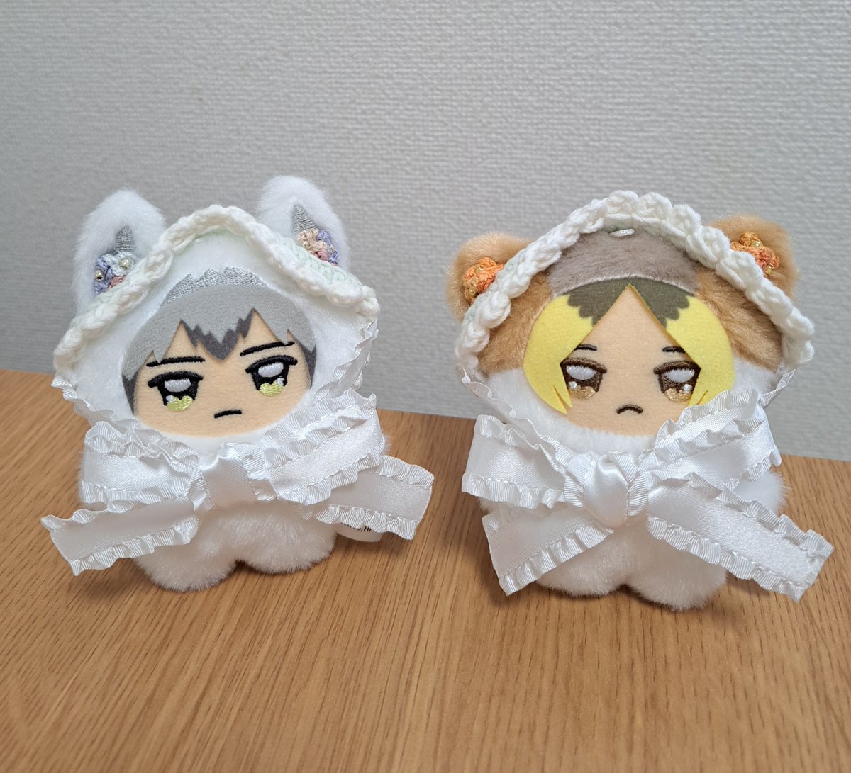 s3939ms1106j's tweet photo. 今日のやぎ座のラッキーカラーはきみどり。
美人さんたちにお着替えしてもらいました🤭
ちみきたさんもわかば似合うねぇ😍
#うちのちみけも
#ちみけものいる暮らし
#きなこんち https://t.co/hTMKoRpG4i