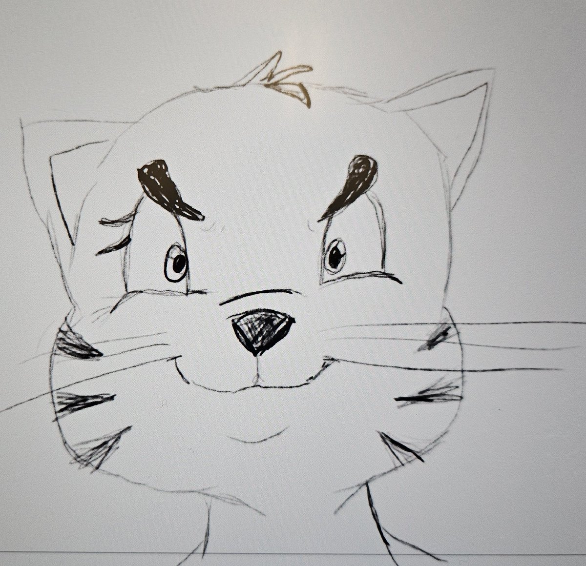 PleeferTV's tweet photo. Cartoon Cat Sketch https://t.co/4JZ92HseC0