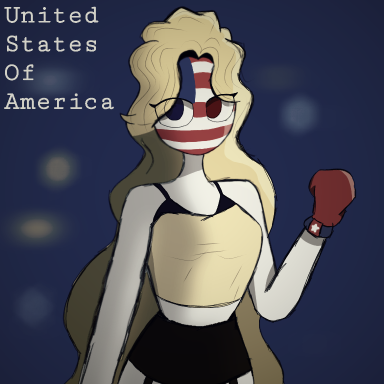 Tristworld_'s tweet photo. I changed her hair #countryhumans #unitedstates #unitedstatesofamericaca #art #artstyle #artistofx https://t.co/BiX7fkhkaY