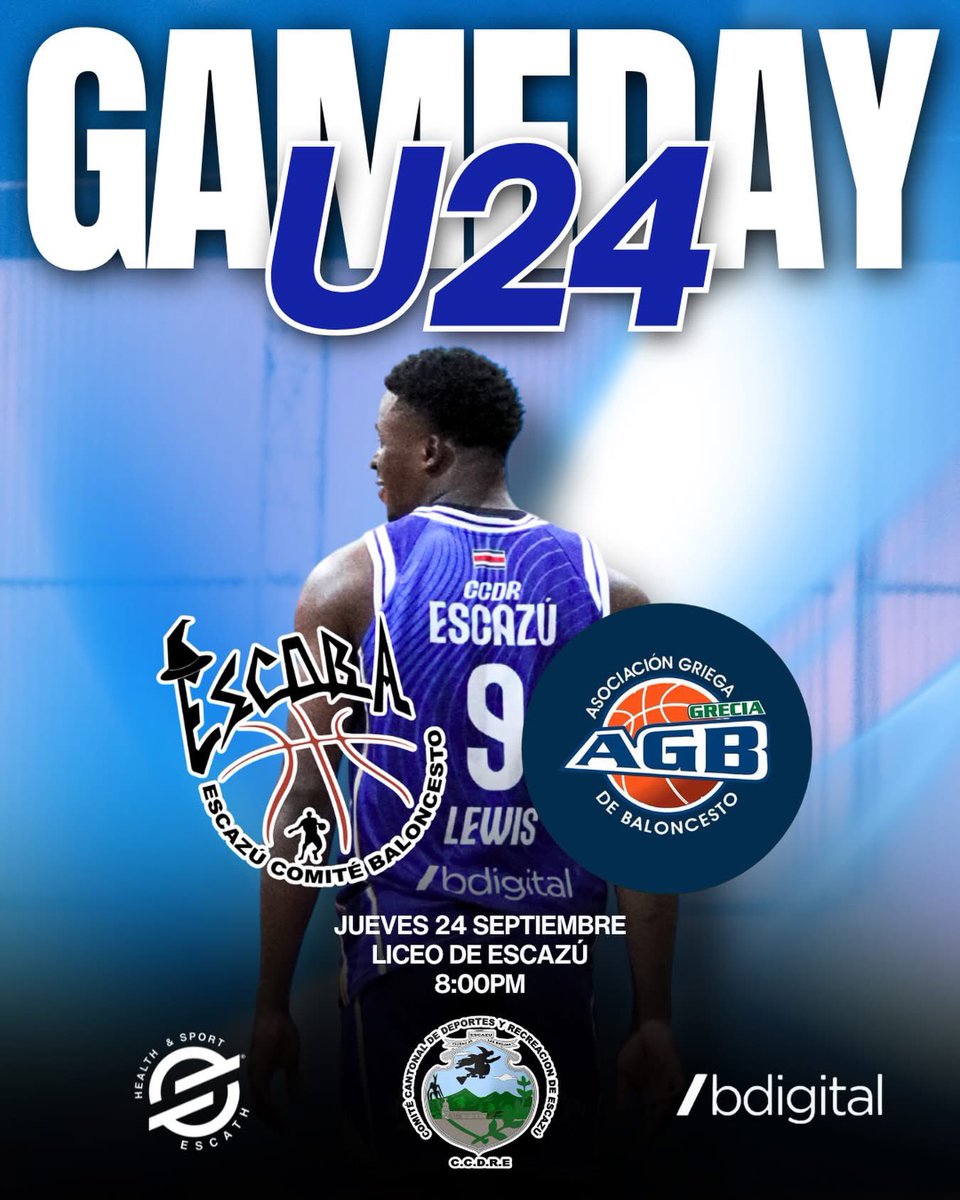 mundoescazu's tweet photo. #Deportes ¡ESTAMOS LISTOS PARA MÁS! 💥🏀

Y para lograrlo necesitamos todo el apoyo posible de nuestra afición, así que los esperamos en este partidazo que tendremos ante AGB Grecia.

📍 Liceo de Escazú
📆 Jueves 24 septiembre 
⏱️ 8:00pm https://t.co/q7tTSQ5fho