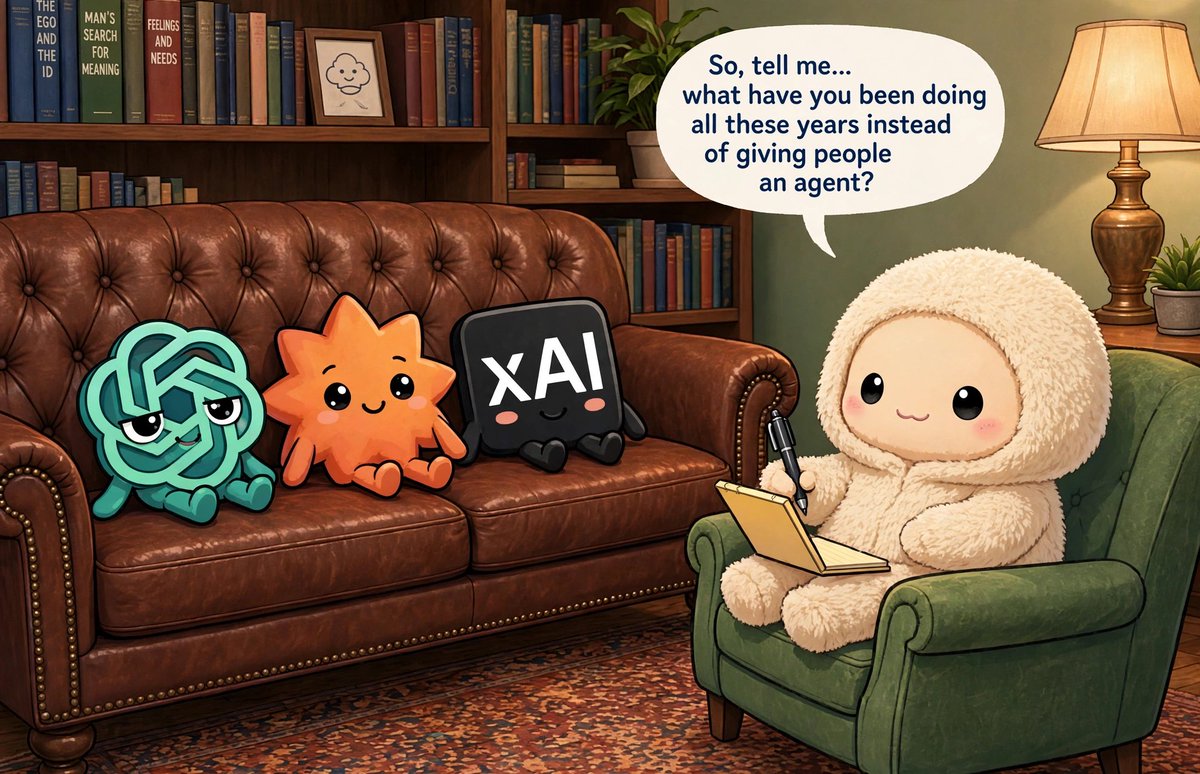 Musecases's tweet photo. Therapy in session: Muse is the number one AI agent that has your best interests. It will fight to get you your refund.

Download Muse https://t.co/hG7zKJZSeF