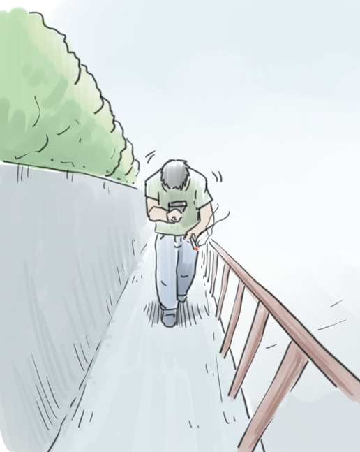 240eukrante's tweet photo. 以前狭い歩道を歩いてたら前方から歩きスマホ＆喫煙してるヤツが真っすぐこっちに歩いてきた　この場合どうするのがベストなんだろ… https://t.co/BSGmogqn5X