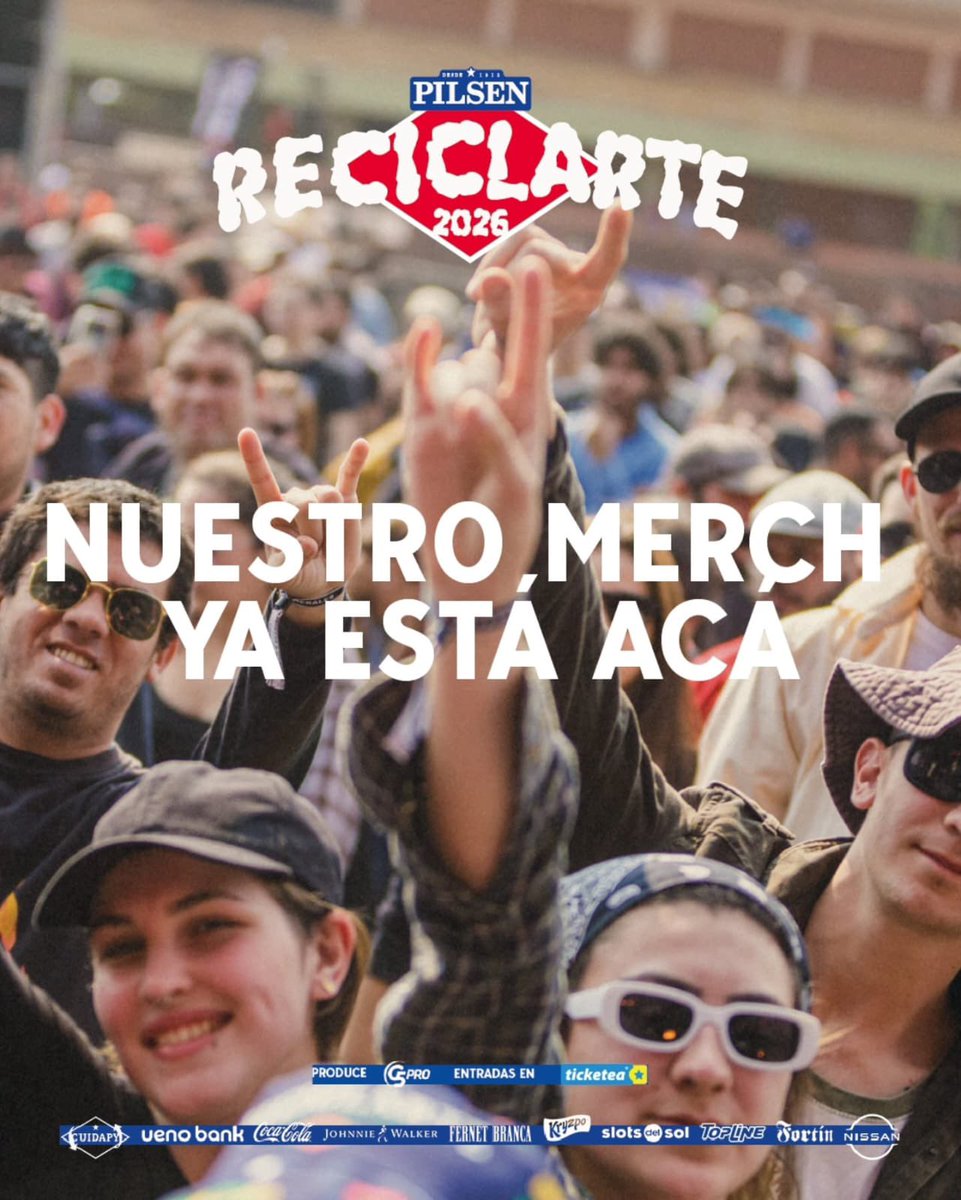 ReciclArtePY's tweet photo. 𝙉𝙐𝙀𝙎𝙏𝙍𝙊 𝙈𝙀𝙍𝘾𝙃 😎

𝙋𝙖𝙣̃𝙤𝙡𝙚𝙩𝙖𝙨 𝙮 𝙧𝙚𝙢𝙚𝙧𝙖𝙨 🔝 para lucirte y estar a tono con el 𝙍𝙚𝙘𝙞 2026 ✨️ te esperan en el puesto de 𝙈𝙚𝙧𝙘𝙝 😌

¡𝙉𝙊𝙎 𝙑𝙀𝙈𝙊𝙎 𝙀𝙉 𝙀𝙇 𝘼𝙉𝙁𝙄! ❤️‍🔥🤘🏻🎸🎶🔊💥 https://t.co/5q9UJ93dKN