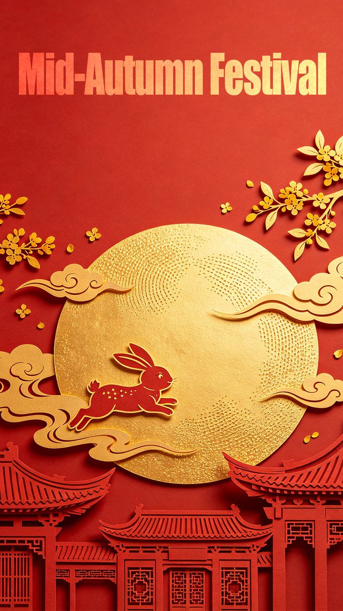 GoBaoding's tweet photo. Happy Mid-Autumn Festival! 

No matter where we are, we share the same full moon.
May the full moon bring peace, and may every year be filled with happiness. https://t.co/FoX4jRFvBn