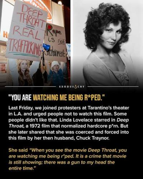 melshiiining's tweet photo. Deep Throat is a trafficked woman being raped. https://t.co/A2yDvN1FsM