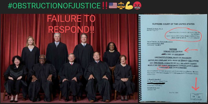 KimHoga79109202's tweet photo. PRO SE #PLAINTIFFS #LEGALCASES BECOME A BATTLE WITH THE #CORRUPTCOURTS #CORRUPTJUDGES #CORRUPTCLERKS & #CORRUPTCOURTCOORDINATORS, NO LONGER CASES AGAINST THE ORIGINAL #DEFENDANTS‼️
#FACT‼️💯
#UNCONSTITUTIONAL #OBSTRUCTIONOFJUSTICE #TREASON‼️💯
@uscourts @SCOTUSblog
🇺🇸⚖️💪🤬 https://t.co/pa8XLBnyZT