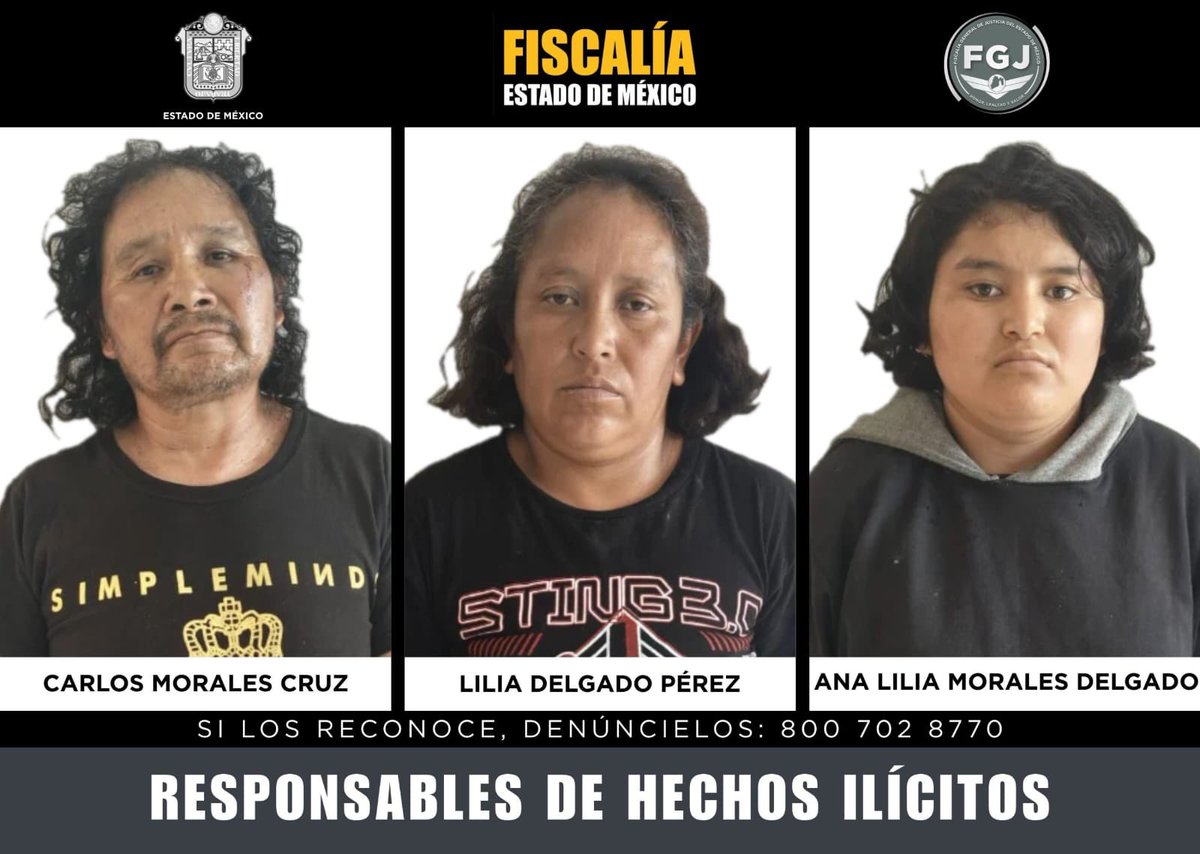 infopolitano's tweet photo. ⚖️ Tres fueron sentenciadas a 78 años y 9 meses de prisión cada una por el secuestro y muerte de Fernandito, un menor de 5 años, en La Paz, Edoméx. La Fiscalía también investiga la atención inicial que recibió su madre al denunciar.
#Fernandito #LaPaz #Edoméx #Justicia #Seguridad https://t.co/uTtlwZSoG8