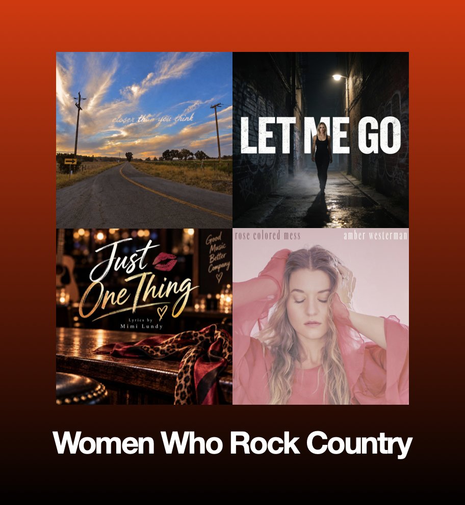 ScottKash88's tweet photo. New Music on the NEW #WomenWhoRockCountry playlist Vol.307 this week’s best #newcountrymusic releases

@jadejackson Closer Than You Think
#MaggieDalene Let Me Go
@MimiLundy Just One Thing
@amber_westerman Rose Colored Mess
+MORE

#Spotify
https://t.co/FF1V3AbBjh

#CountryMusic https://t.co/Dfsmp5RFHd