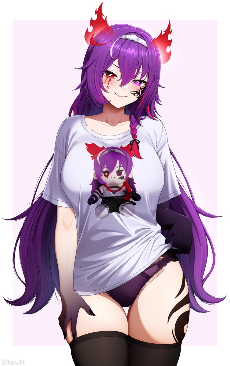 YisusJPL's tweet photo. Mailuche T-shirt 💜
For @MaiNoboshi
#Boshillust https://t.co/uPnCUcpxFQ