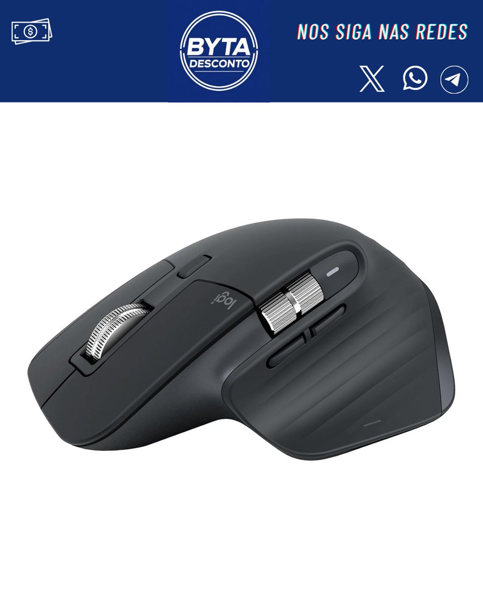 bytedesconto's tweet photo. 🔥 OFERTA DO DIA

Logitech Mx Master 3s

💰 Preço: R$ 599,90

🏪 Loja: Amazon

👉 https://t.co/Lgmgdo7xtx

⚡ Preço sujeito a alteração a qualquer momento. https://t.co/m2xdDc4BKr