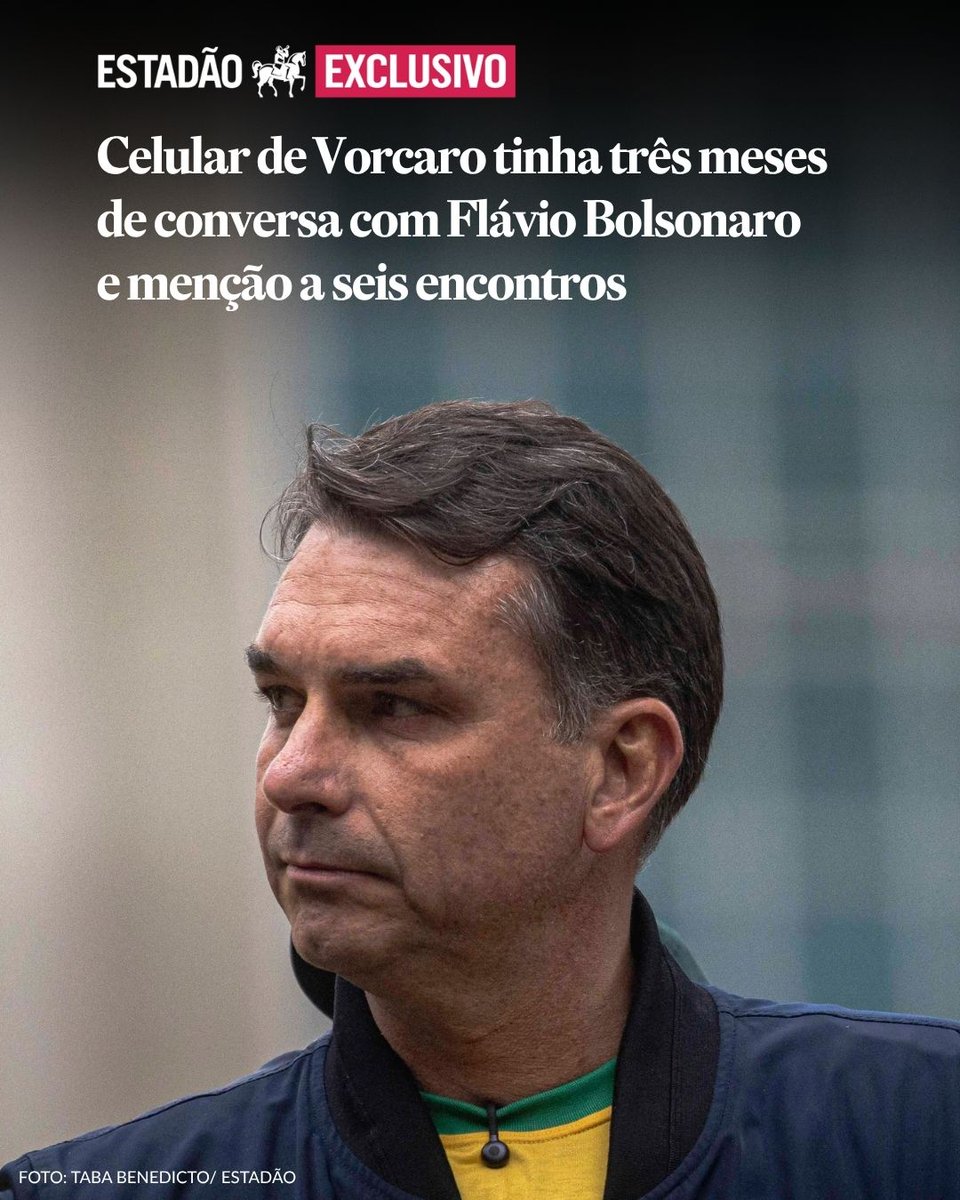 Estadao's tweet photo. EXCLUSIVO 🔴 Os registros mostram que Flávio tentou falar com o dono do Master nos quatro dias anteriores à prisão dele. A assessoria do senador foi procurada, mas não se manifestou.

➡️ Saiba mais em https://t.co/KvShYsNTFG https://t.co/QYWQevk9Pm