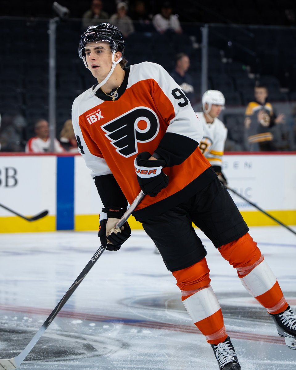 NHLFlyers's tweet photo. We're so back.

📺: @NBCSPhilly+
📻: @975TheFanatic

#BOSvsPHI | #LetsGoFlyers https://t.co/tIK9wjvThE
