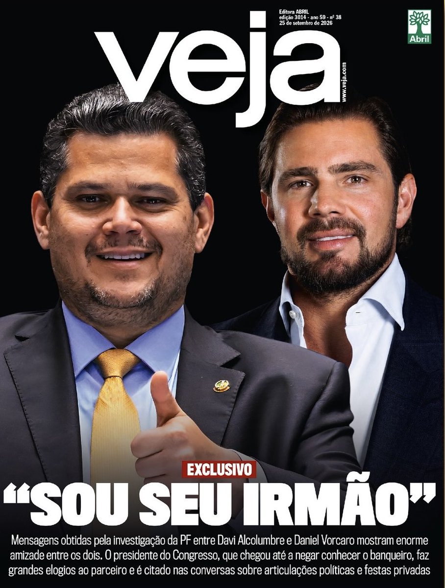 Haaaysb's tweet photo. 🚨 VEJA EXPONDO ALCOLUMBRE https://t.co/sL5iKPEmCg
