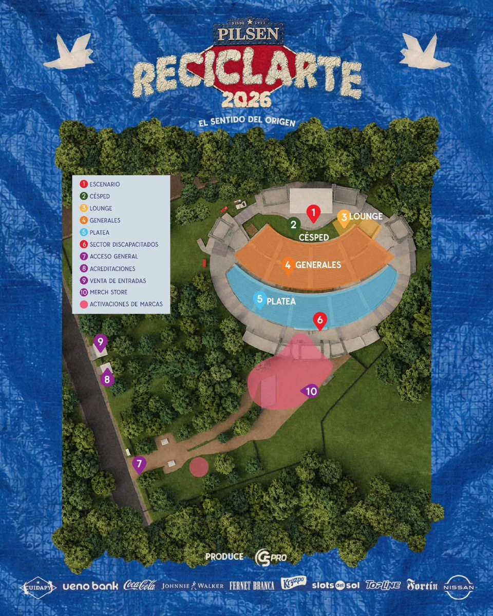 ReciclArtePY's tweet photo. 𝙎𝙄𝙏𝙀𝙈𝘼𝙋 📍

Todo lo que necesitas saber sobre las 𝙪𝙗𝙞𝙘𝙖𝙘𝙞𝙤𝙣𝙚𝙨 en el 𝘼𝙣𝙛𝙞 ✨️... ¡Deslizando! 📲✅️

𝗣𝗶𝗹𝘀𝗲𝗻 𝗥𝗲𝗰𝗶𝗰𝗹𝗔𝗿𝘁𝗲 2026 🍻🤘🏻🎸
🗓️ 26 y 27 de Septiembre 
📍Anfiteatro de San Bernardino https://t.co/6k3E4EGTsi