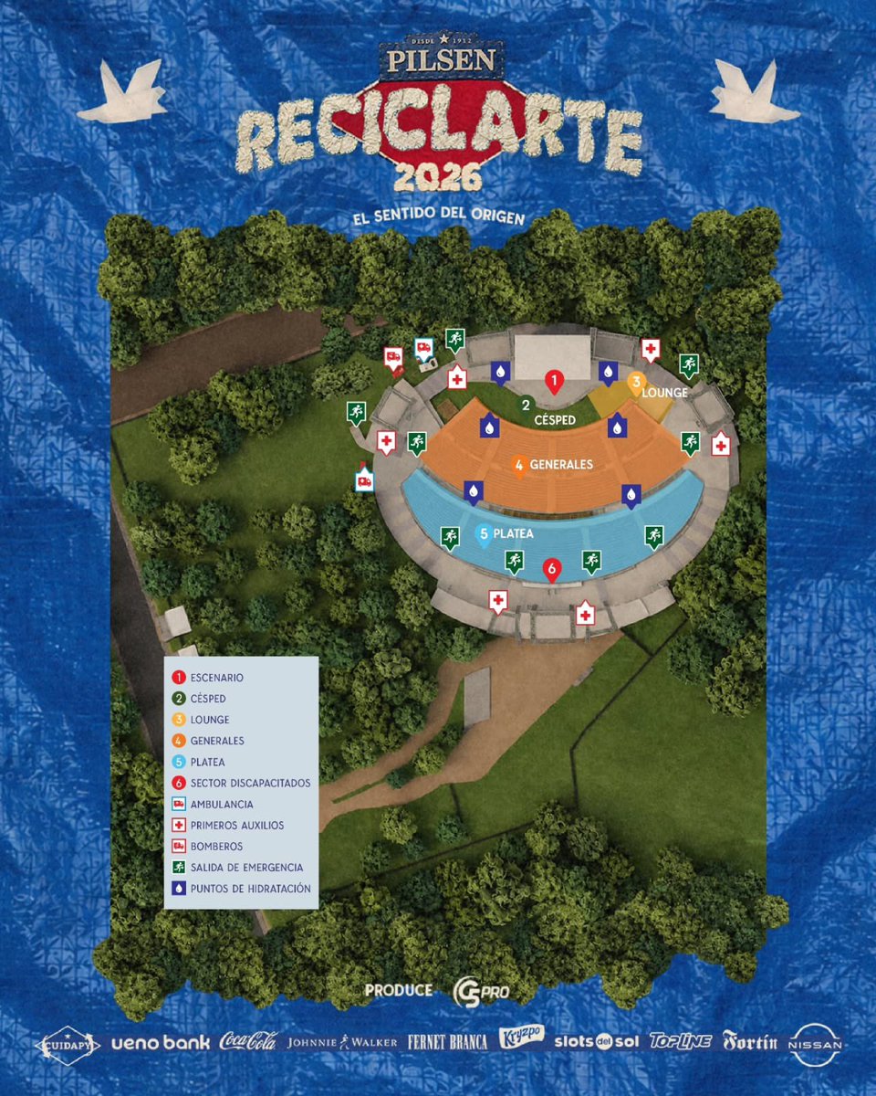 ReciclArtePY's tweet photo. 𝙎𝙄𝙏𝙀𝙈𝘼𝙋 📍

Todo lo que necesitas saber sobre las 𝙪𝙗𝙞𝙘𝙖𝙘𝙞𝙤𝙣𝙚𝙨 en el 𝘼𝙣𝙛𝙞 ✨️... ¡Deslizando! 📲✅️

𝗣𝗶𝗹𝘀𝗲𝗻 𝗥𝗲𝗰𝗶𝗰𝗹𝗔𝗿𝘁𝗲 2026 🍻🤘🏻🎸
🗓️ 26 y 27 de Septiembre 
📍Anfiteatro de San Bernardino https://t.co/6k3E4EGTsi